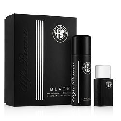 Black EDT 15 ml + spray da corpo 150 ml unico - Alfa Romeo