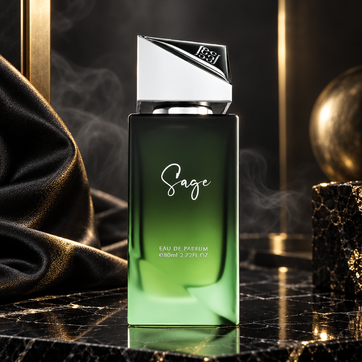 Sage — ambientazione luxury scura