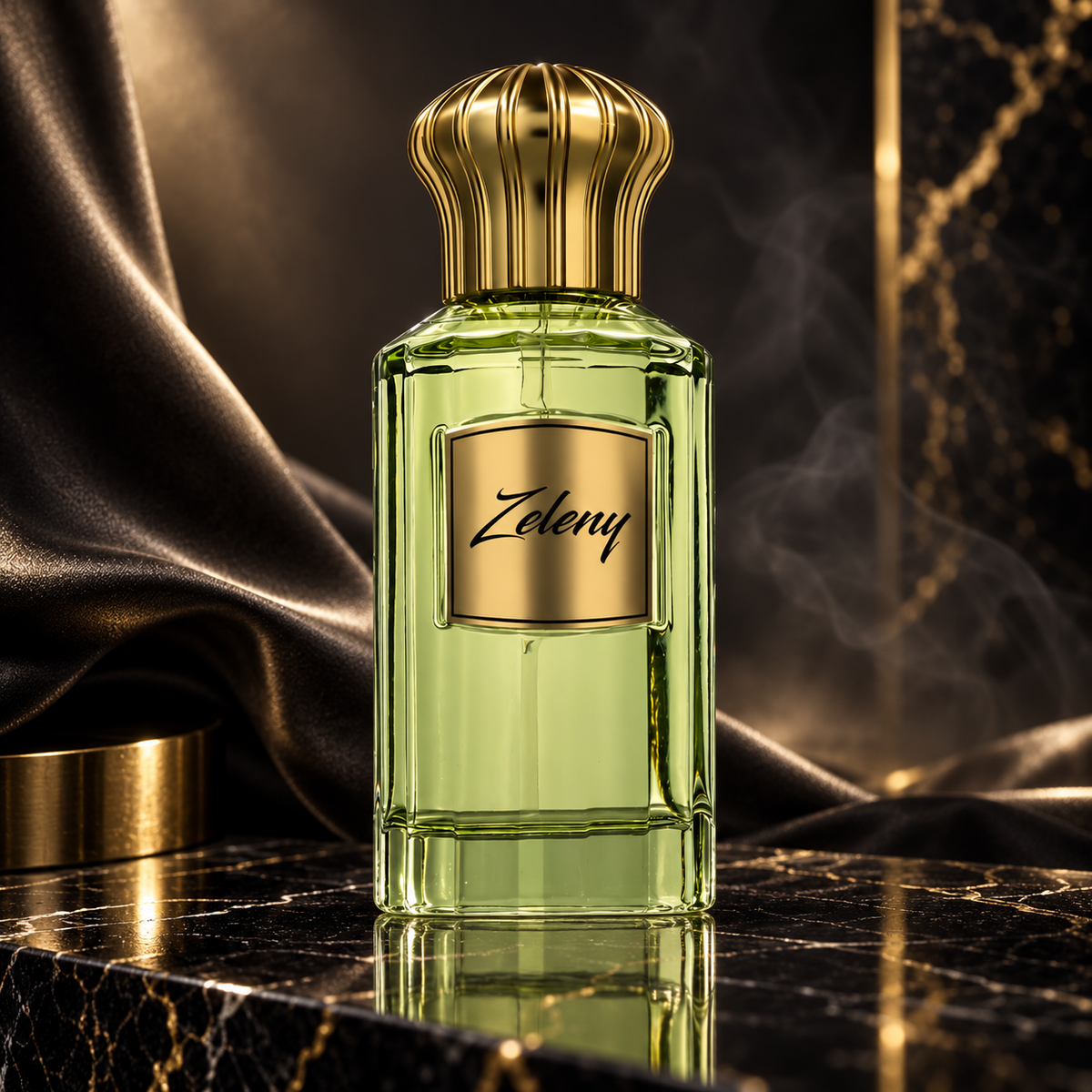Zeleny — ambientazione luxury scura