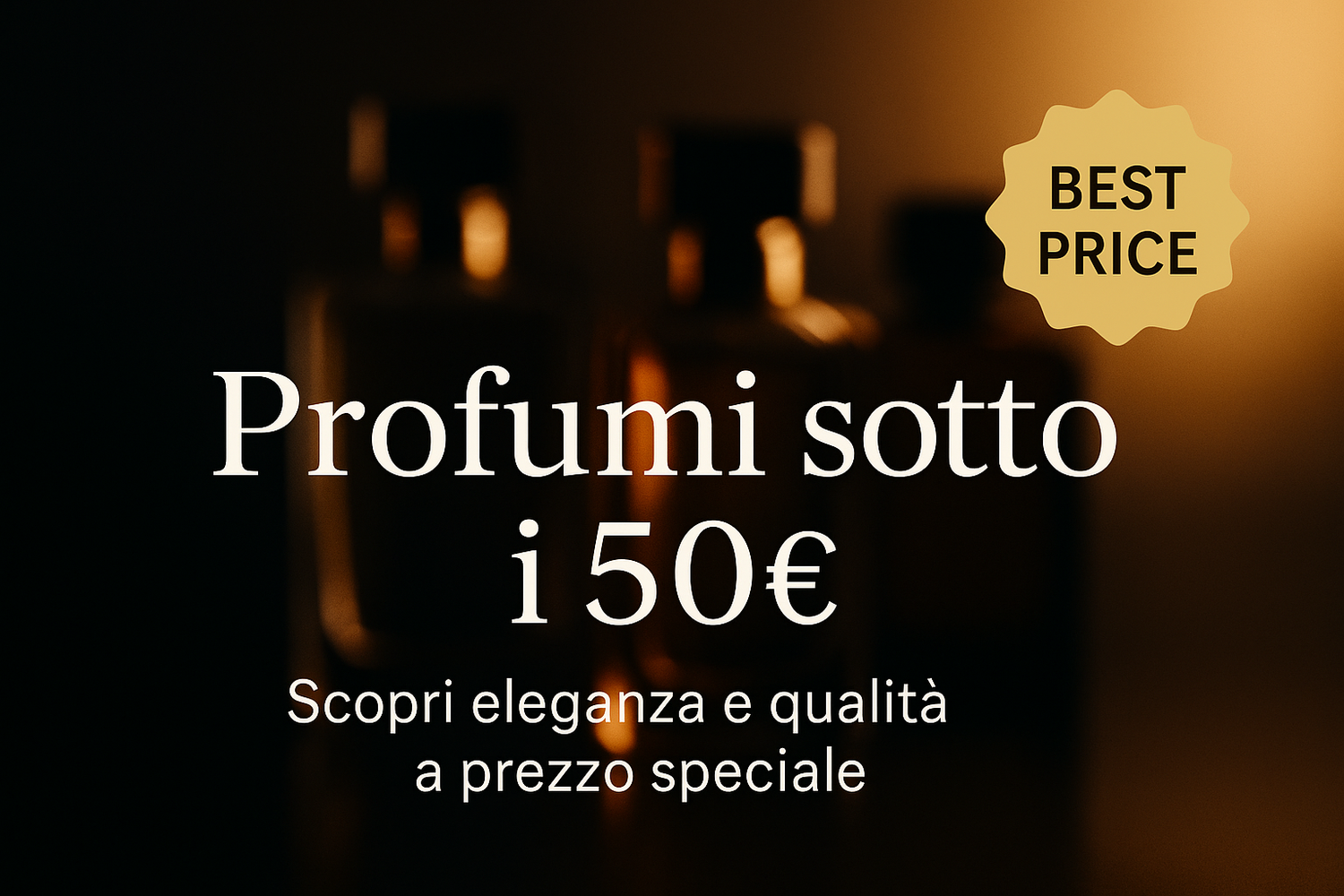 Essenze Accessibili il lusso alla portata di tutti.