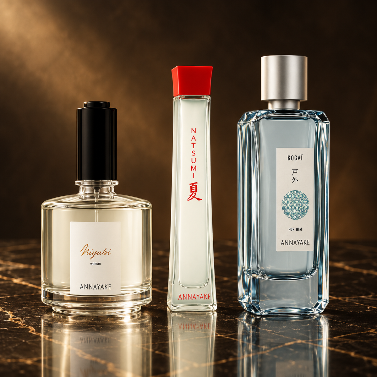 Annayake: Miyabi Woman, Natsumi, Kogaï For Him — scena su marmo nero