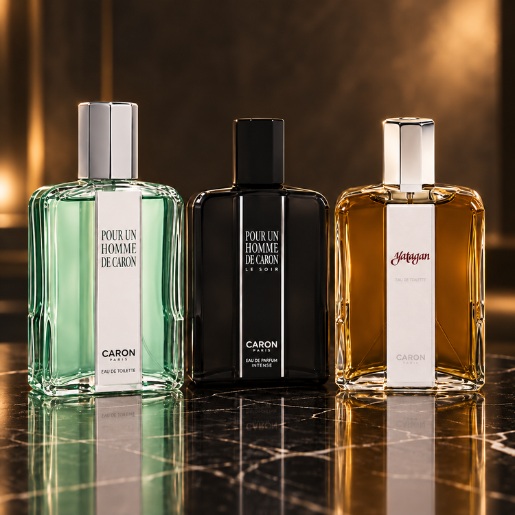 Caron: Pour un Homme de Caron, Pour un Homme de Caron Le Soir, Yatagan — scena su marmo nero