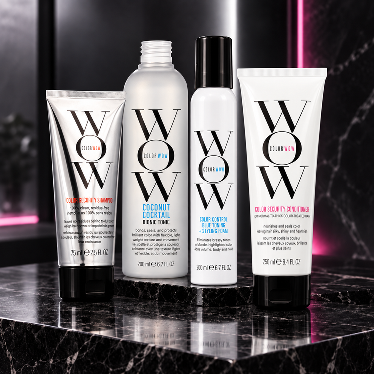 Collezione Color Wow – prodotti reali per capelli