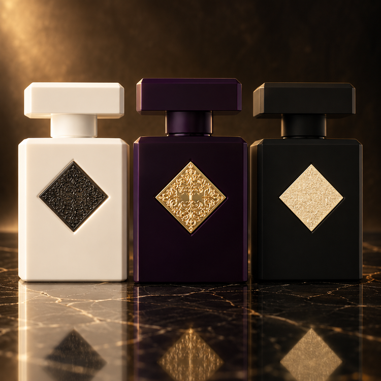Initio: Power Self, Can't Get Enough, Magnetic Blend 7 — scena su marmo nero