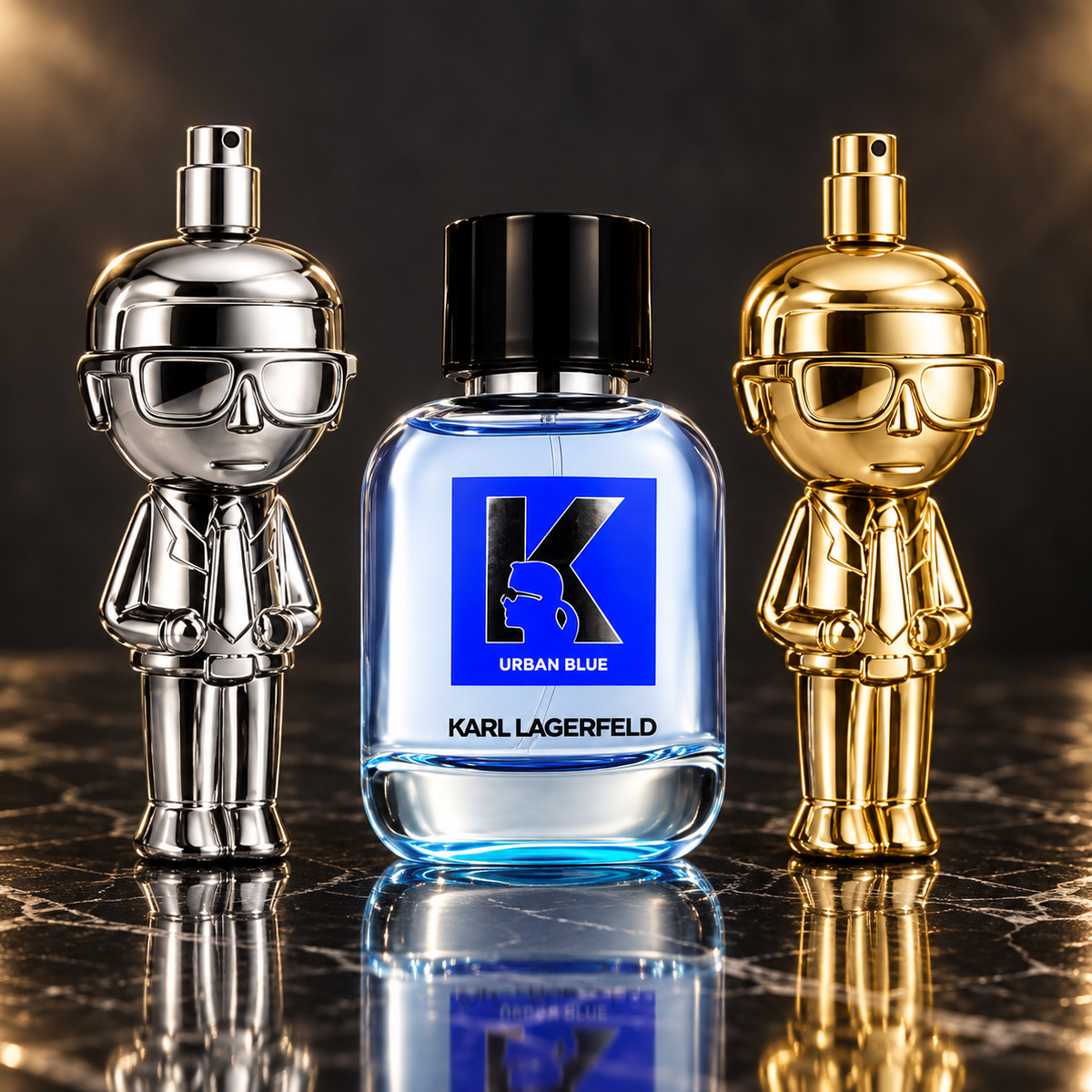 Karl Lagerfeld: Ikonik Absolu Pour Homme, Ikonik Absolu Pour Femme, Jeans Urban Blue – NewBelle