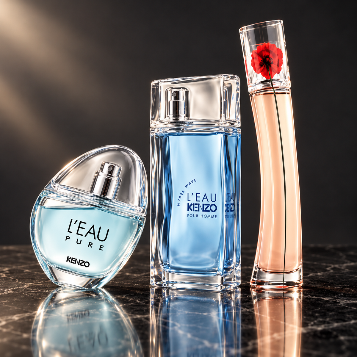 Kenzo: L'Eau Pure, L'Eau Kenzo Pour Homme Hyper Wave, Flower by Kenzo L'Absolue – NewBelle
