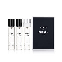 Chanel Bleu de Chane EDT Refill 2 x 20 ml + EDT Refill with spray 20 ml (uomo) 2 x 20 ml