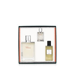 Hermès Terre D' Eau Givrée EDP ricaricabile 100 ml + EDP MINI 12.5 ml + gel doccia 80 ml
