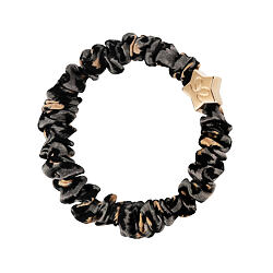 By Eloise London Gold Star Skinny Silk Scrunchie unico