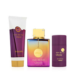 Club de Nuit Untold EDP 105 ml + DST 75 g + latte per il corpo 100 ml unico - Armaf