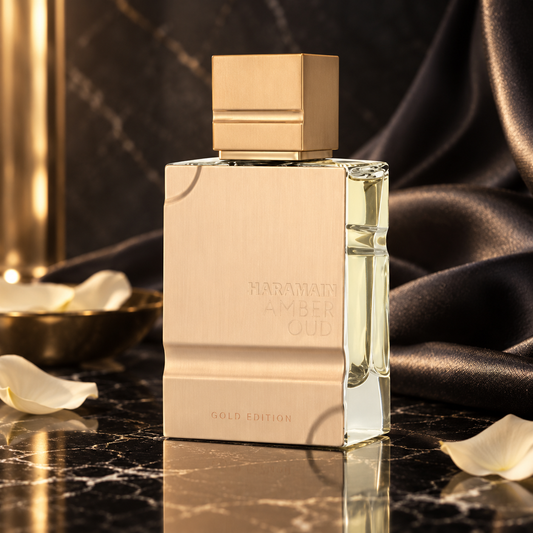 Al Haramain Amber Oud Gold Edition – scena luxury NewBelle