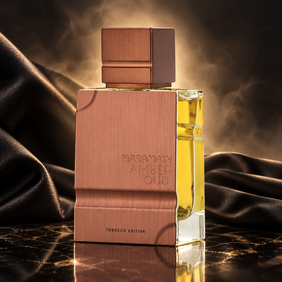 Al Haramain Amber Oud Tobacco Edition – scena pubblicitaria NewBelle