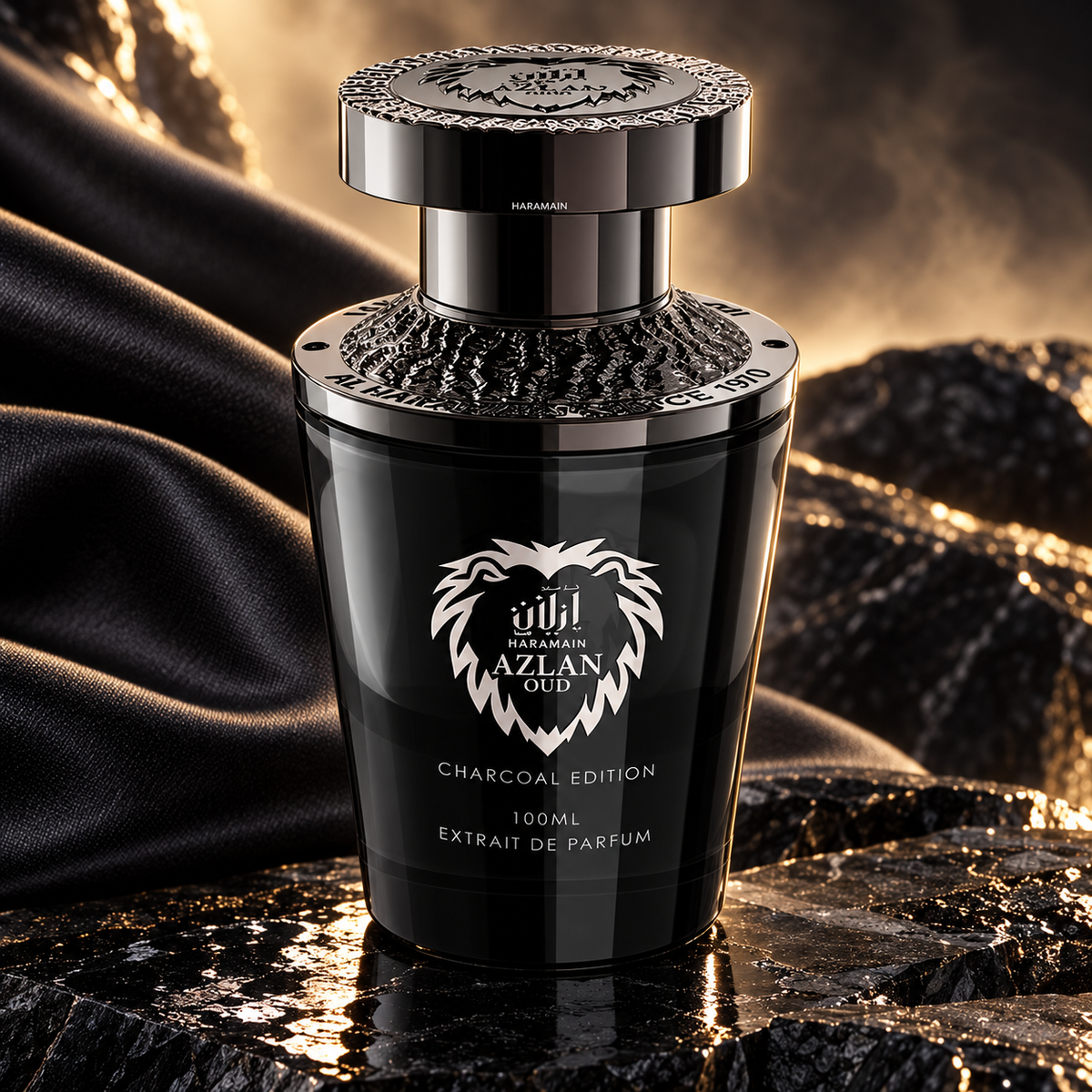 Azlan Oud Charcoal Edition – NewBelle campagna luxury