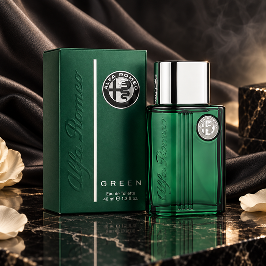 Alfa Romeo Green Eau de Toilette 40 ml — campagna premium NewBelle