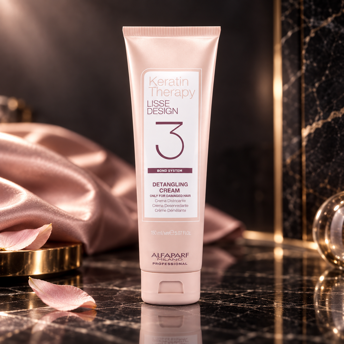 Alfaparf Milano Keratin Therapy Lisse Design 150 ml — campagna premium NewBelle
