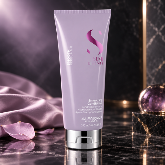 Alfaparf Milano Semi Di Lino Smooth 200 ml — campagna premium NewBelle