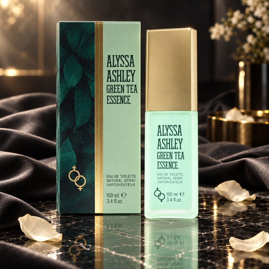 Alyssa Ashley Green Tea Essence Eau de Toilette (donna) 100 ml — scena luxury NewBelle 1