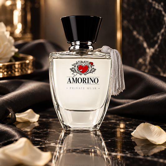 Amorino Private Musk — scena luxury NewBelle 1