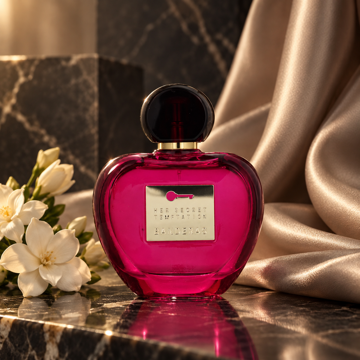 Banderas Her Secret Temptation 80 ml – scena editoriale NewBelle