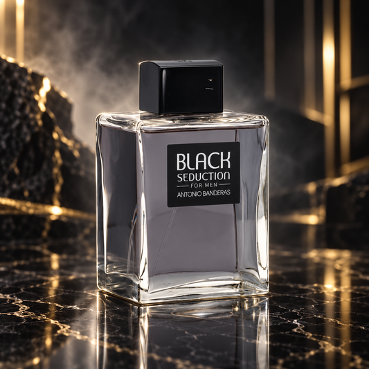 Banderas Seduction in Black 200 ml – scena campagna NewBelle