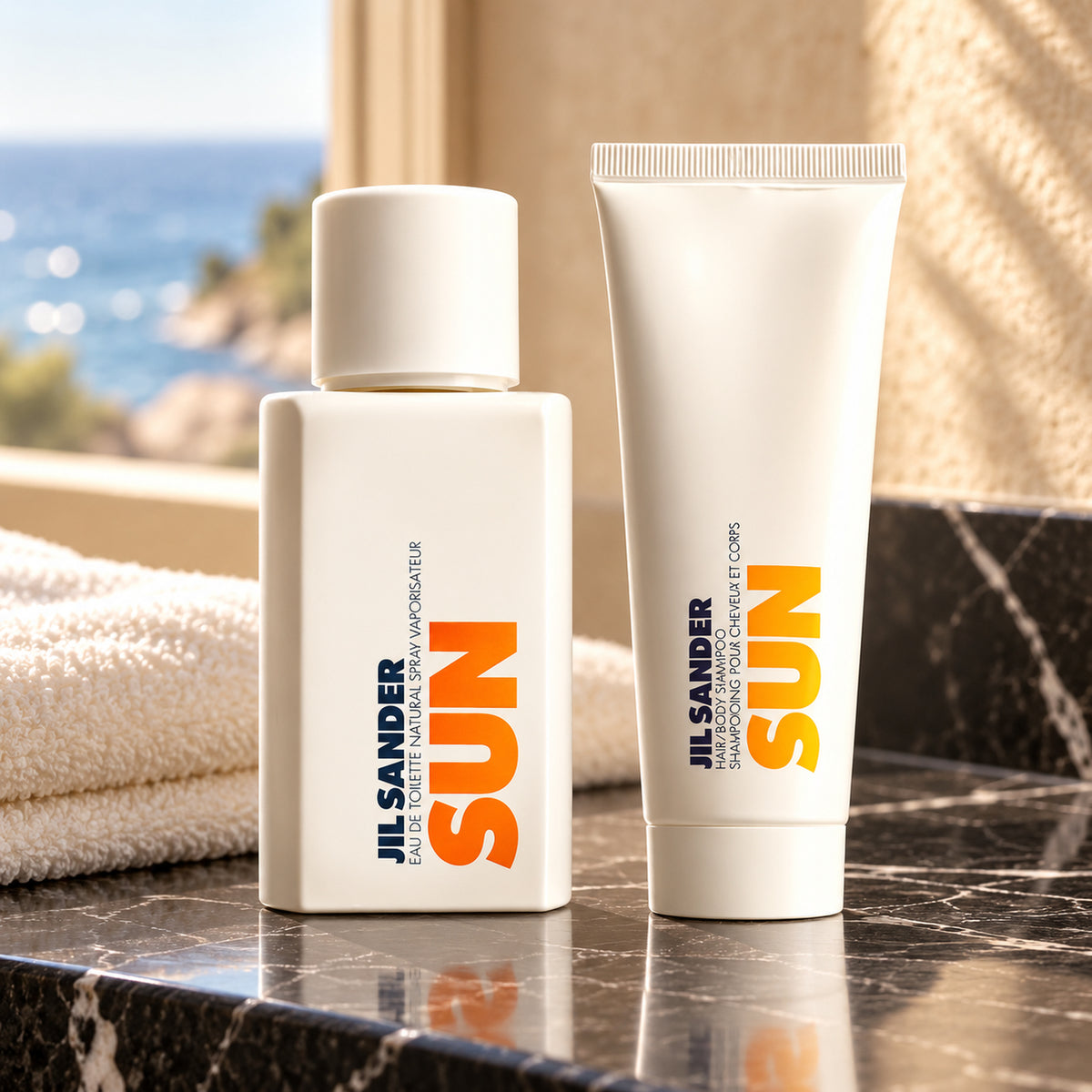 Jil Sander Sun Woman, 75 ml — ambientazione lifestyle