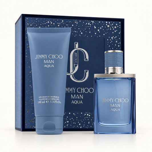 Jimmy Choo Jimmy Choo Man Aqua EDT 50 ml + Gel doccia 100 ml — flacone