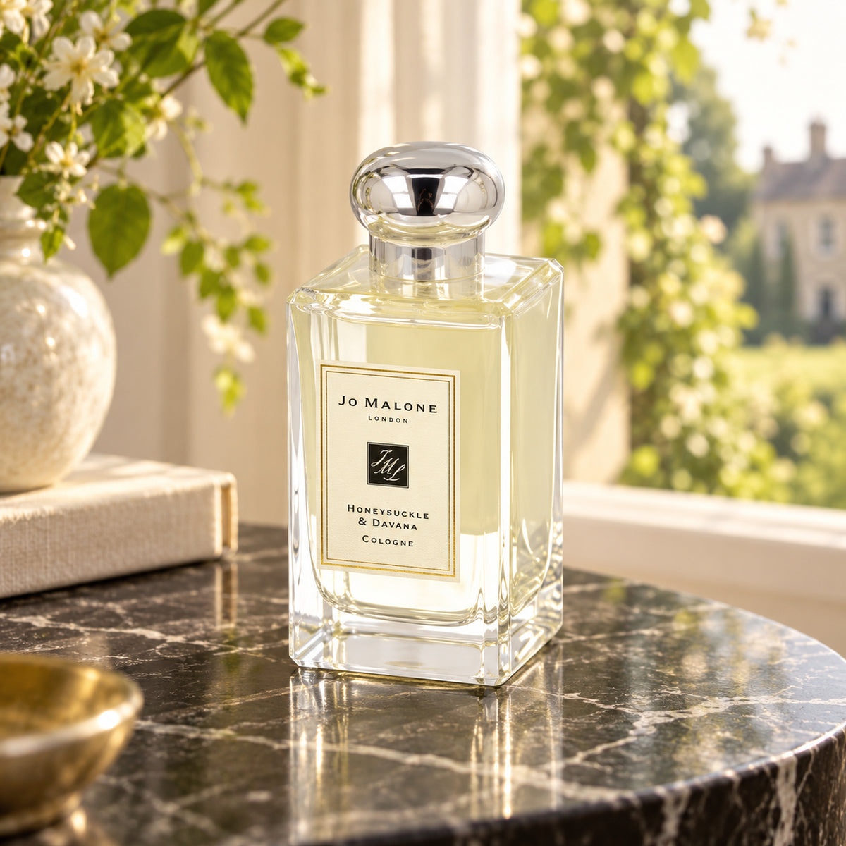 Jo Malone Honeysuckle & Davana, 100 ml — ambientazione lifestyle