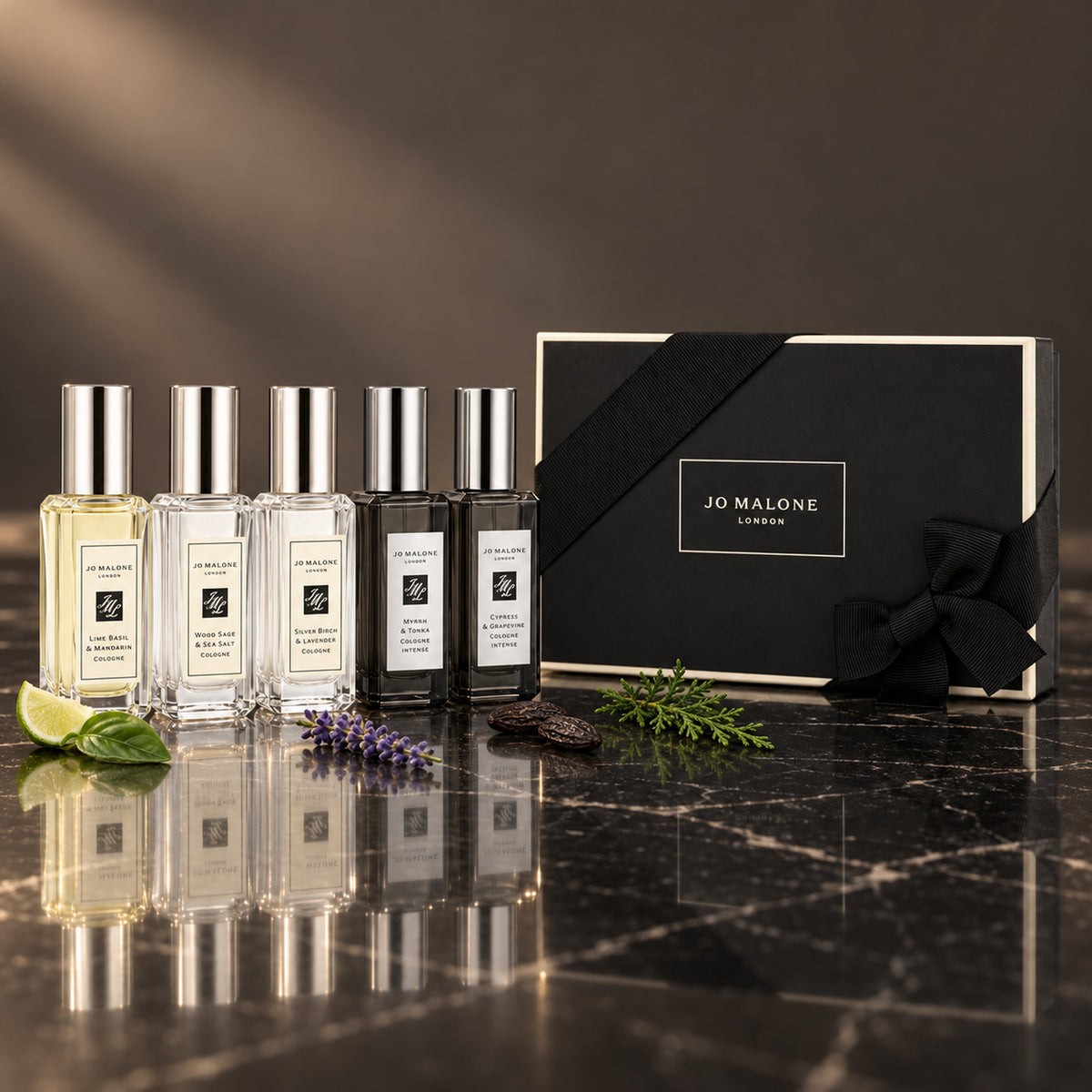 Jo Malone Men's Cologne Collection Set MINI — flacone con note olfattive