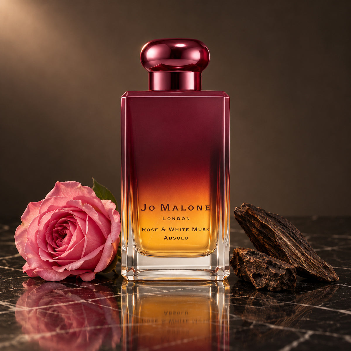 Jo Malone Rose & White Musk Absolu, 100 ml — flacone con note olfattive