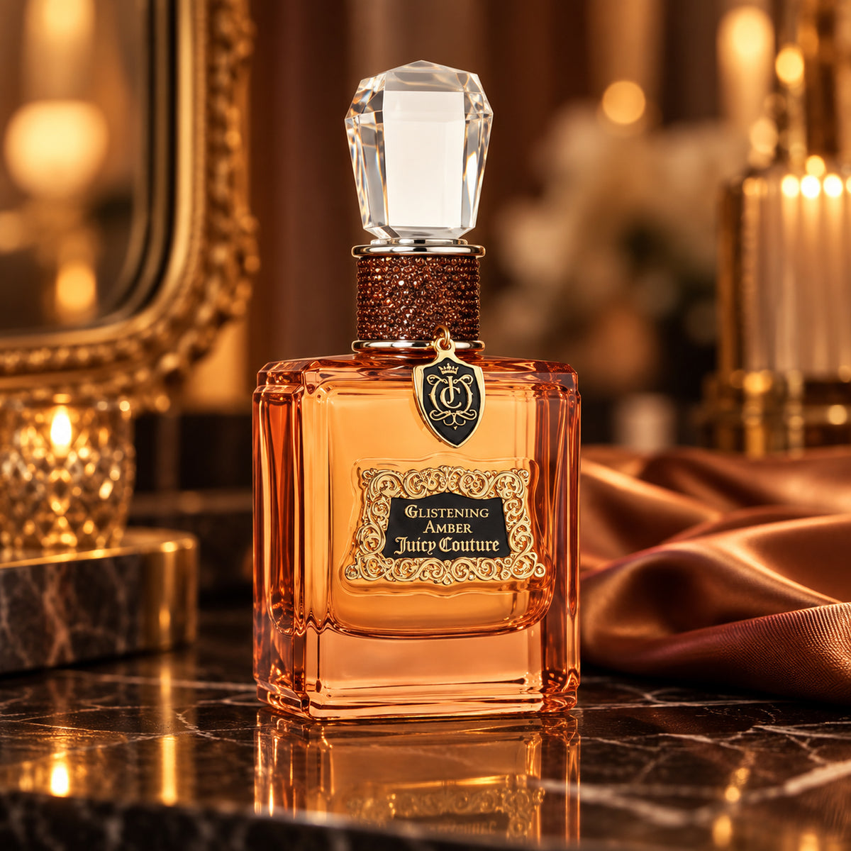 Juicy Couture Glistening Amber, 100 ml — ambientazione lifestyle
