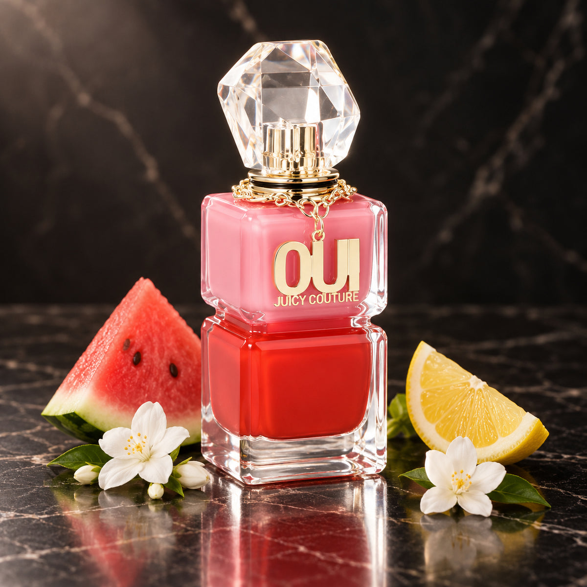 Juicy Couture Oui, 100 ml — flacone con note olfattive