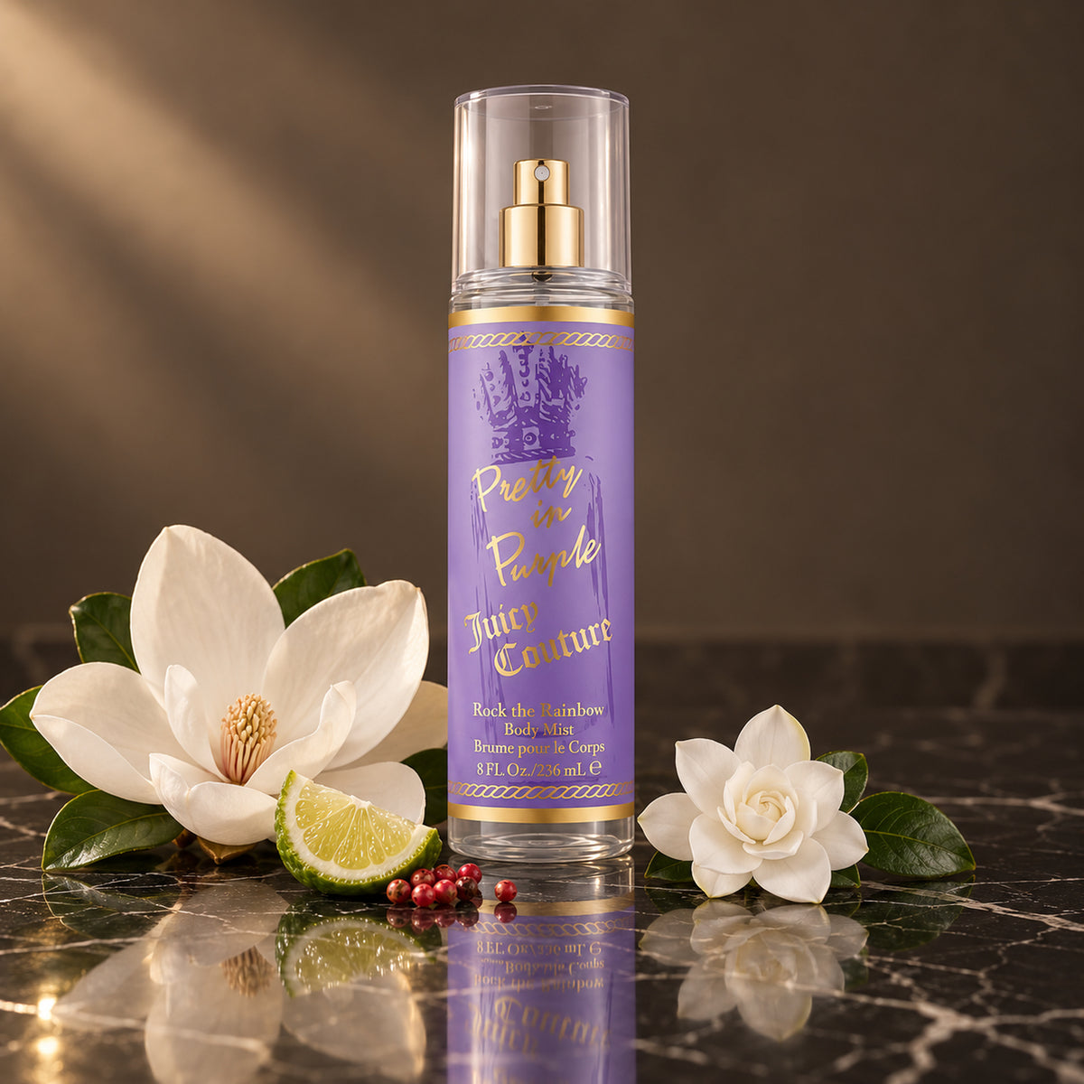 Juicy Couture Pretty in Purple, 236 ml — flacone con note olfattive