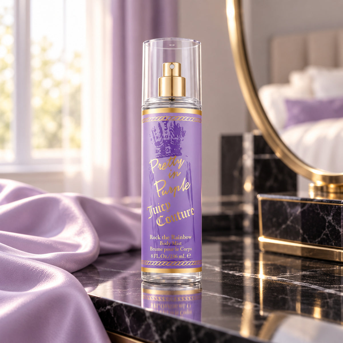 Juicy Couture Pretty in Purple, 236 ml — ambientazione lifestyle