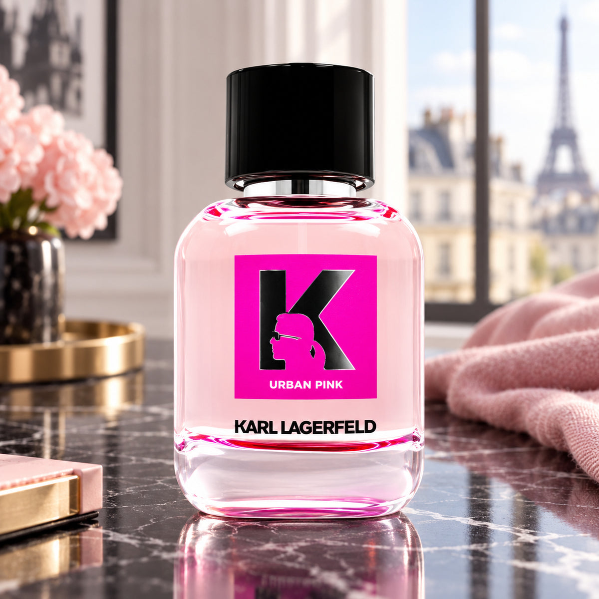 Karl Lagerfeld Jeans Urban Pink, 60 ml — ambientazione lifestyle