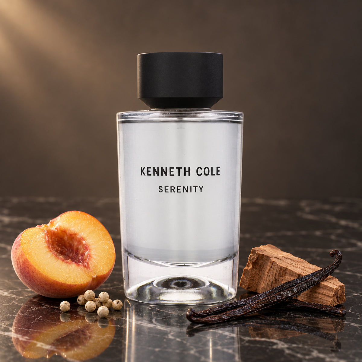Kenneth Cole Serenity, 100 ml — flacone con note olfattive