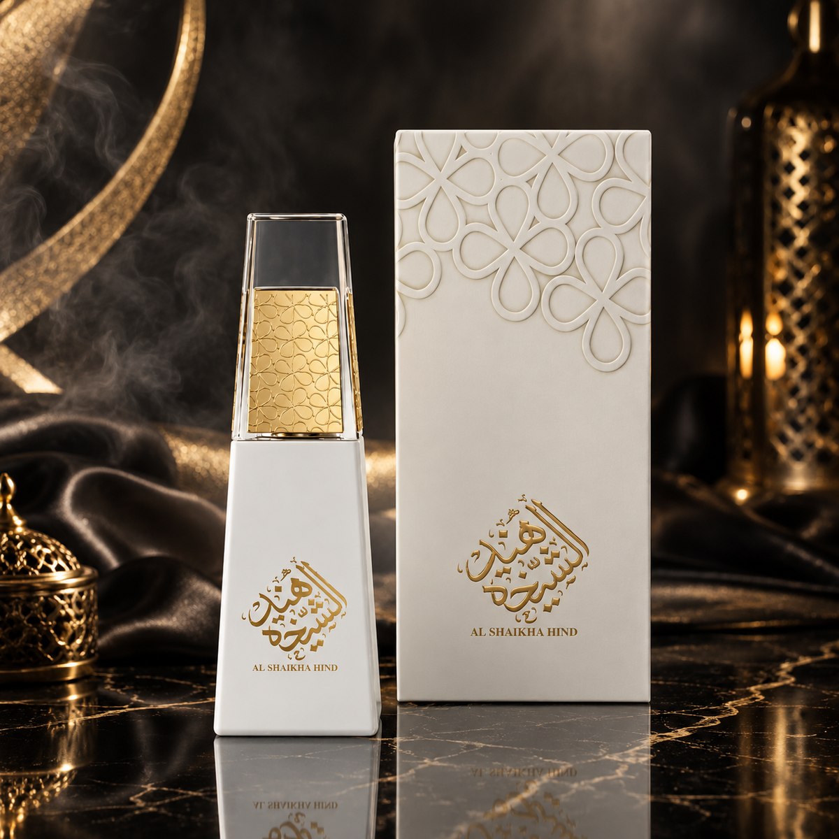 Al Shaikha Hind — ambientazione luxury scura
