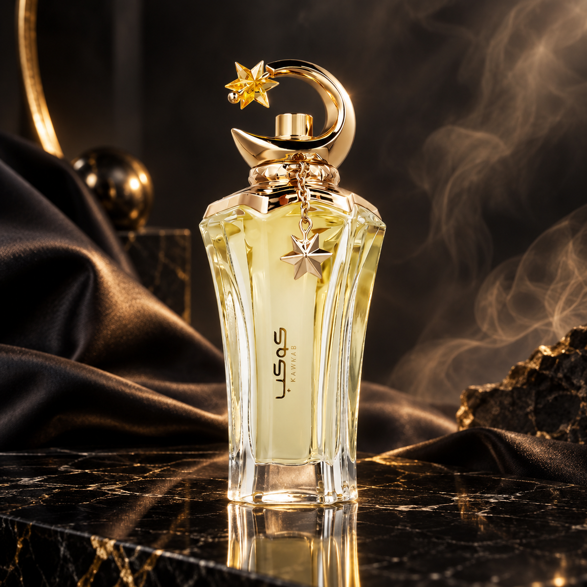Kawkab — ambientazione luxury scura