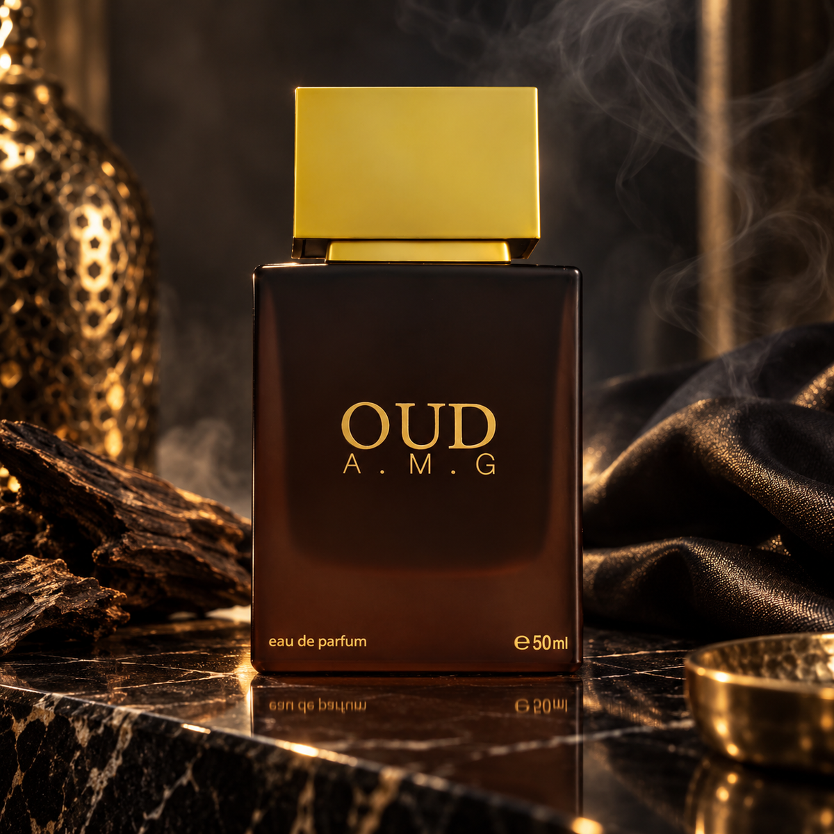 Oud A.M.G — ambientazione luxury scura