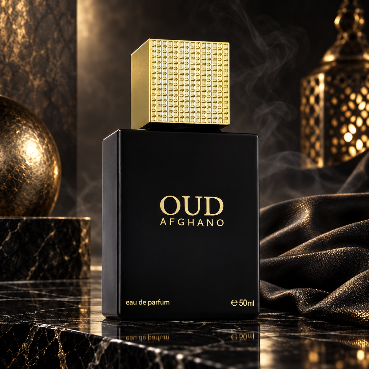 Oud Afghano — ambientazione luxury scura