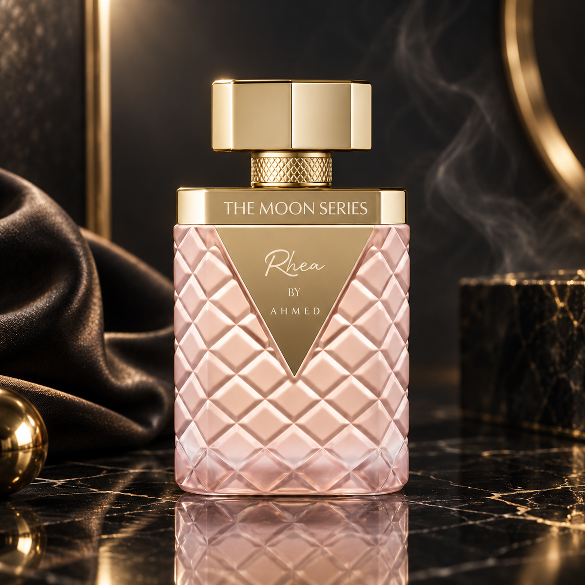 Rhea — ambientazione luxury scura
