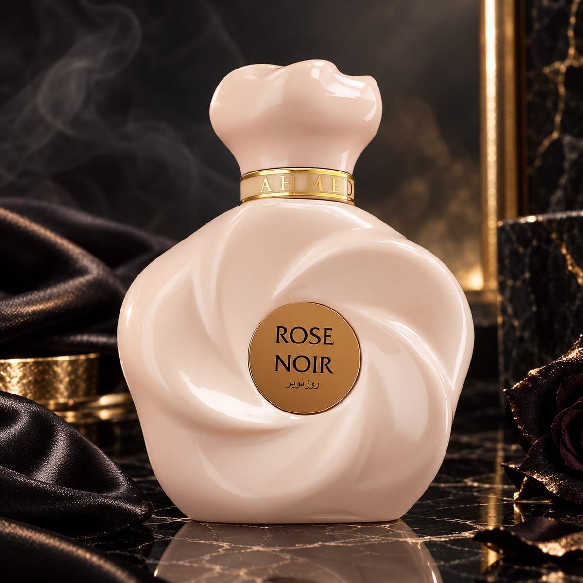 Rose Noir — ambientazione luxury scura