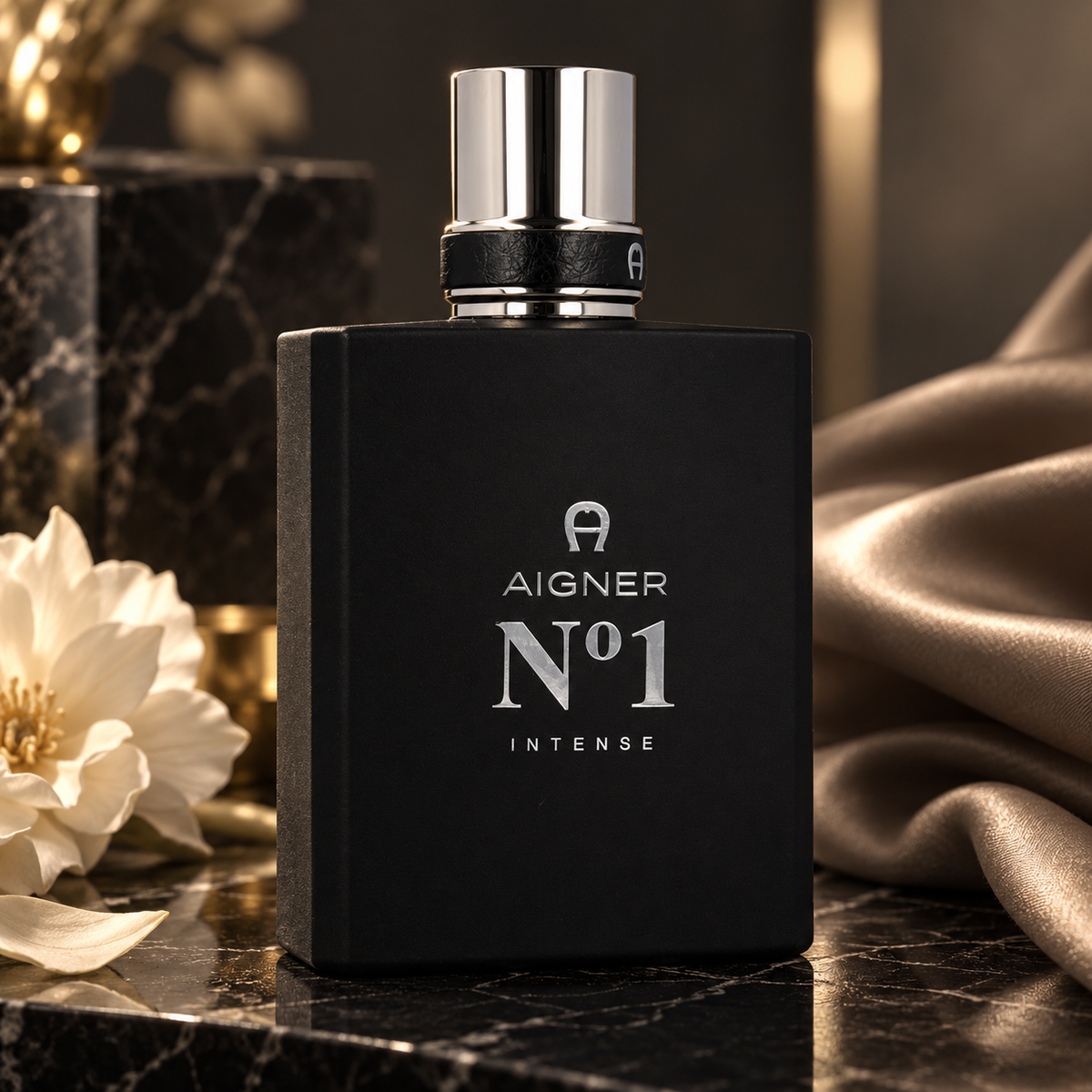 Aigner No 1 Intense – ambientazione luxury NewBelle editoriale
