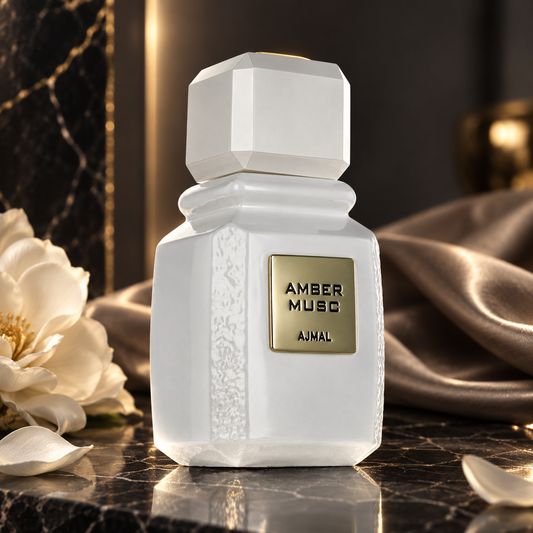 Amber Musc – ambientazione luxury NewBelle editoriale