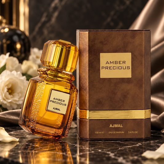 Amber Precious – ambientazione luxury NewBelle editoriale