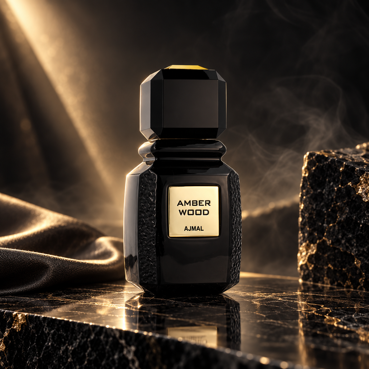 Ajmal Amber Wood – campagna luxury NewBelle