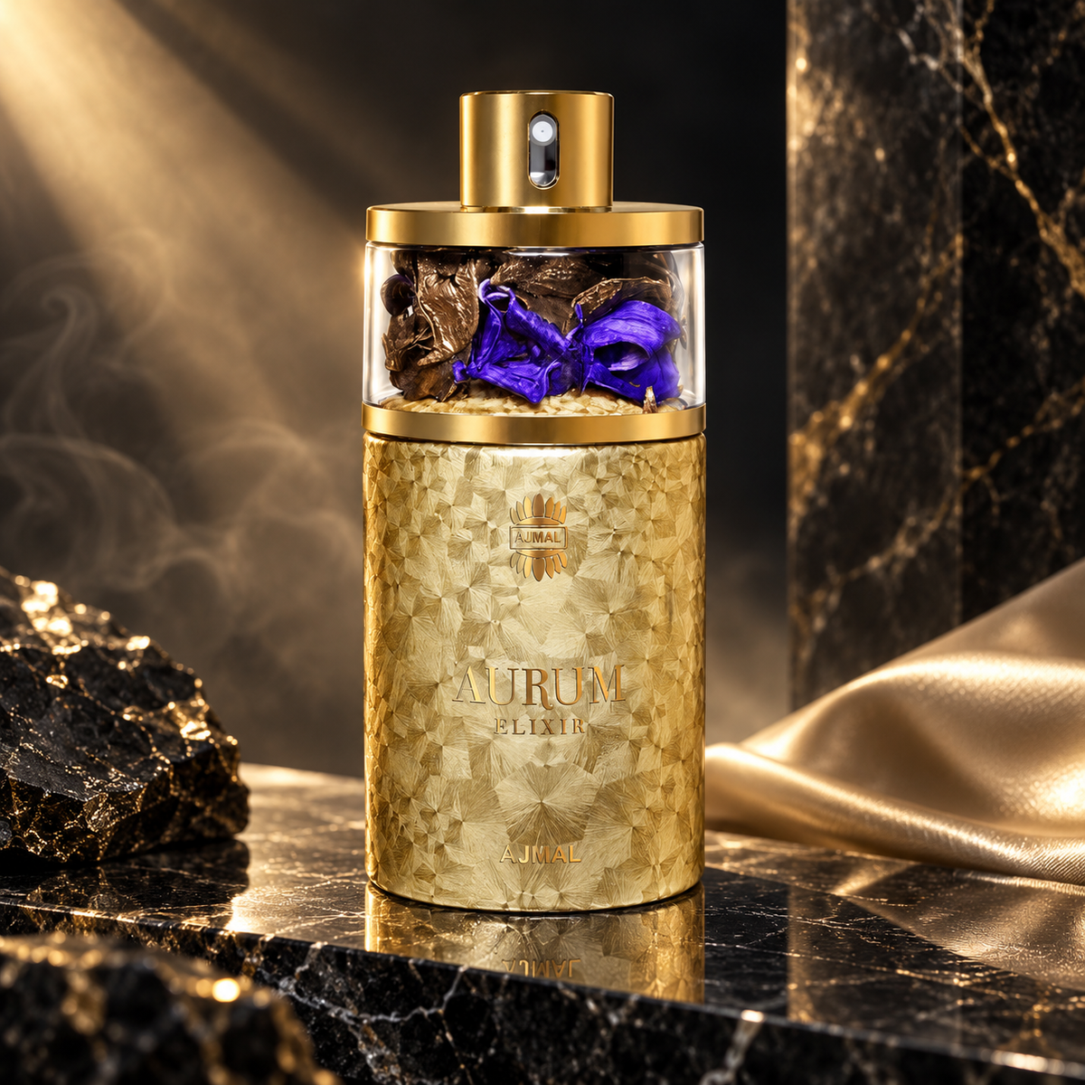 Aurum Elixir – ambientazione luxury NewBelle campagna