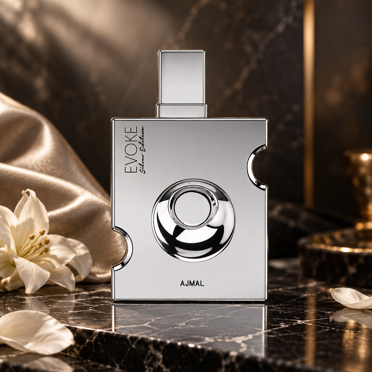 Evoke Silver for Him – ambientazione luxury NewBelle editoriale